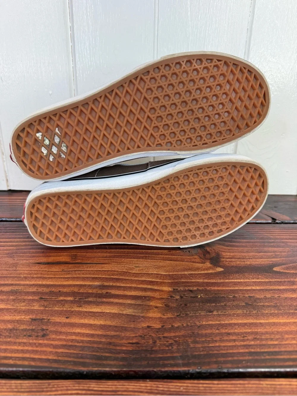 Vans Sk8-Hi Brown Suede Canvas High Top Sneakers Men’s 9.5 Women’s 11